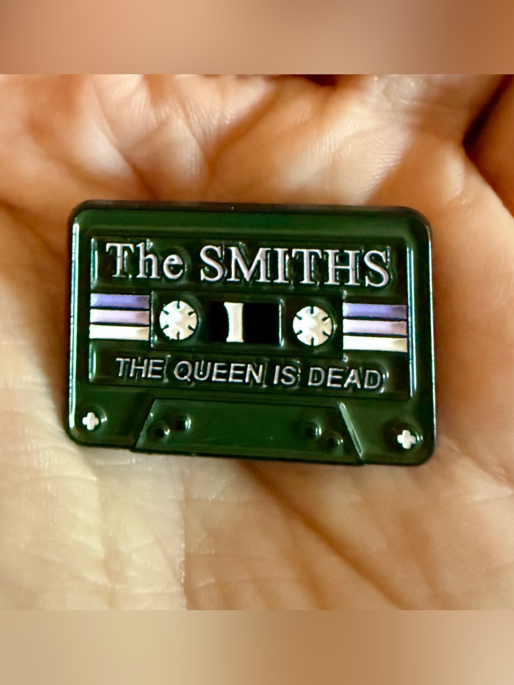 New The Smiths The Queen Is Dead Album Cassette Enamel Brooch Pin Indie Rock 80s